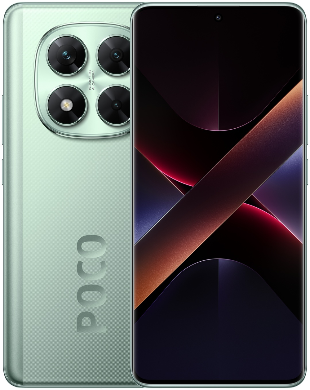 Смартфон Poco X7 12 ГБ/512 ГБ зеленый