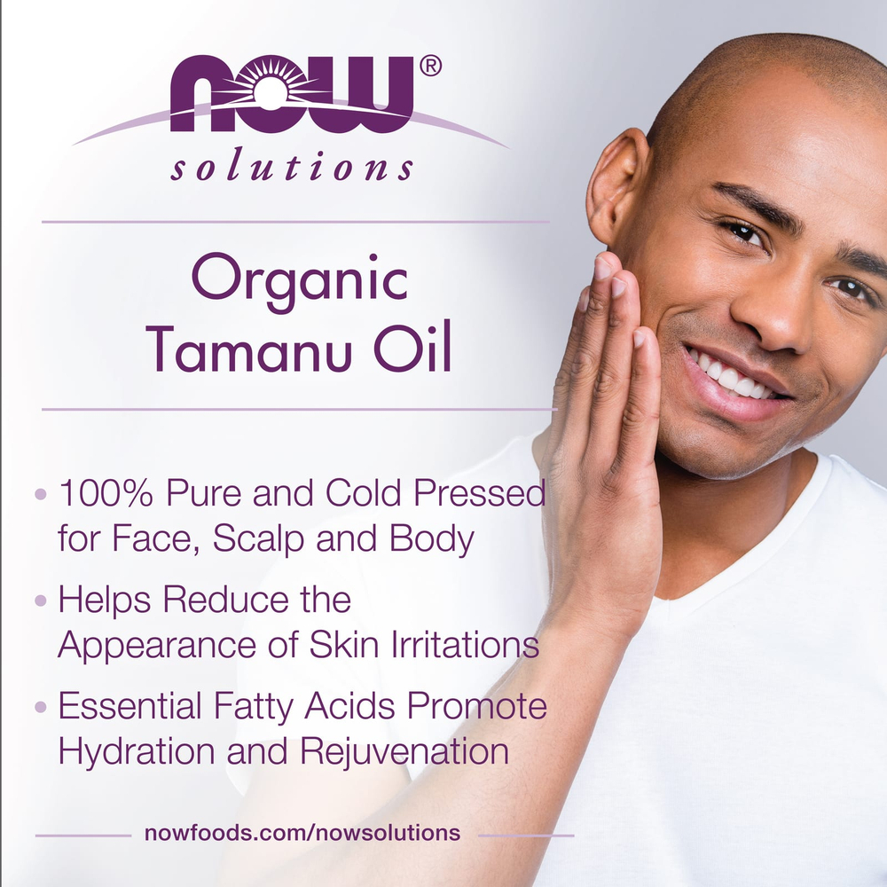 NOW Foods, Solutions, сертифицированное органическое и чистое масло таману, 30 мл (1 жидк. унция)