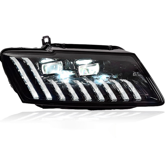 Передние фары Ауди Q5 2009-2018 V3 type [Комплект Л+П; FULL LED; электрокорректор; яркие ходовые огни; динамичный поворотник]