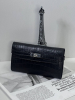 Клатч Hermes из кожи крокодила