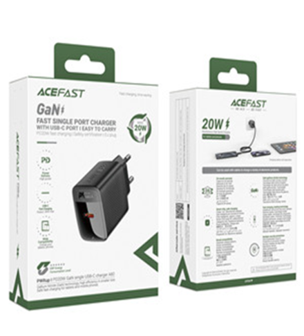 A82 PD20W GaN single USB-C charger (EU)
