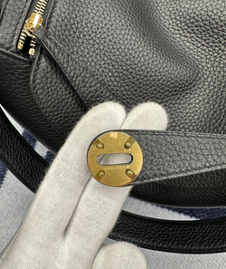Сумка Hermes Lindy Noir Gold Hardware