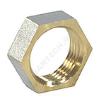 Контргайка латунь никель Ду 20 (3/4") ВР 9020 ГОСТ 32585-2013 Aquasfera 9020-02