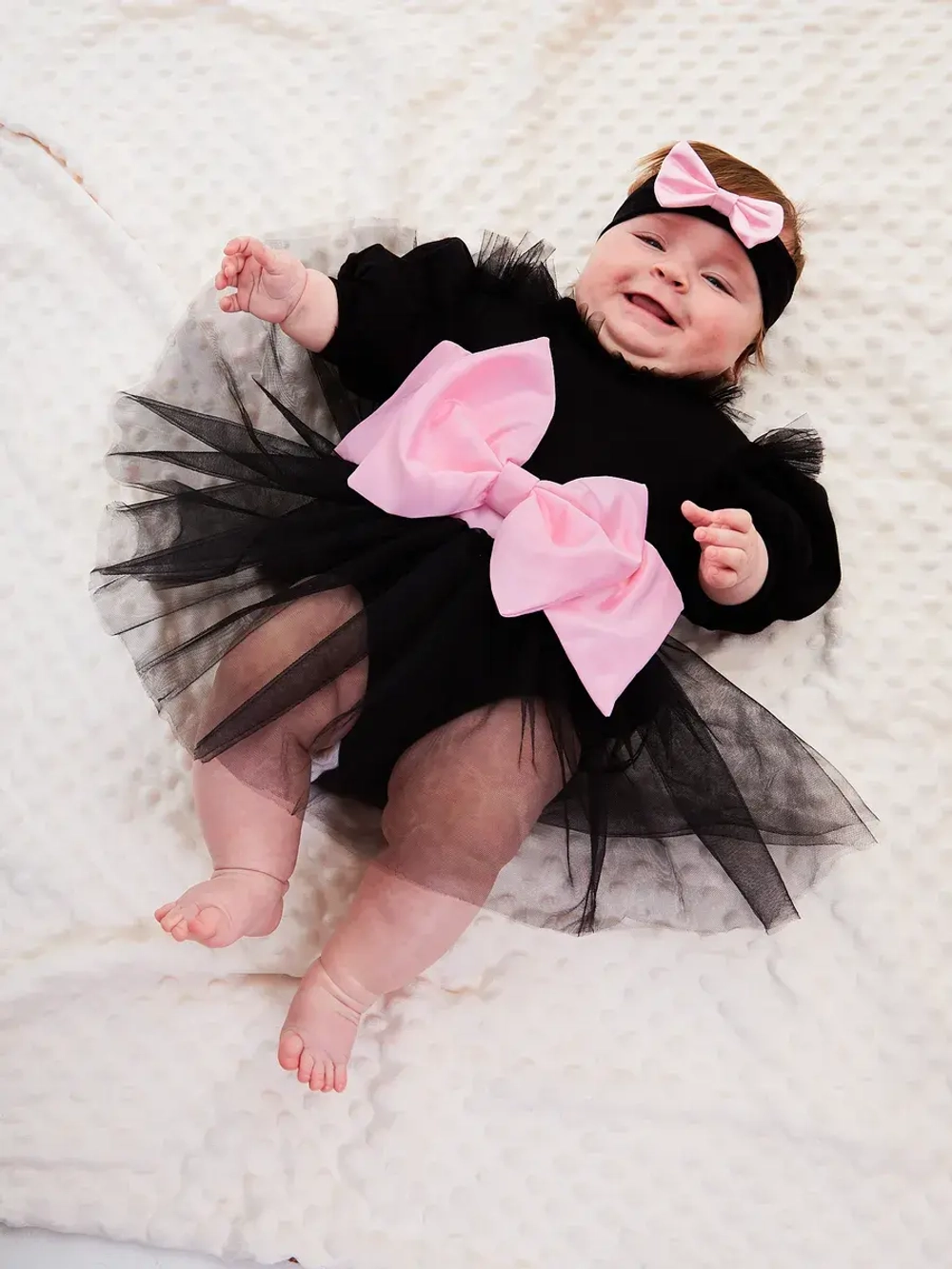 Платье-боди для новорожденной