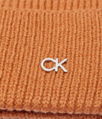 Хлопковая шапка Calvin Klein - коричневый(K60K612592)