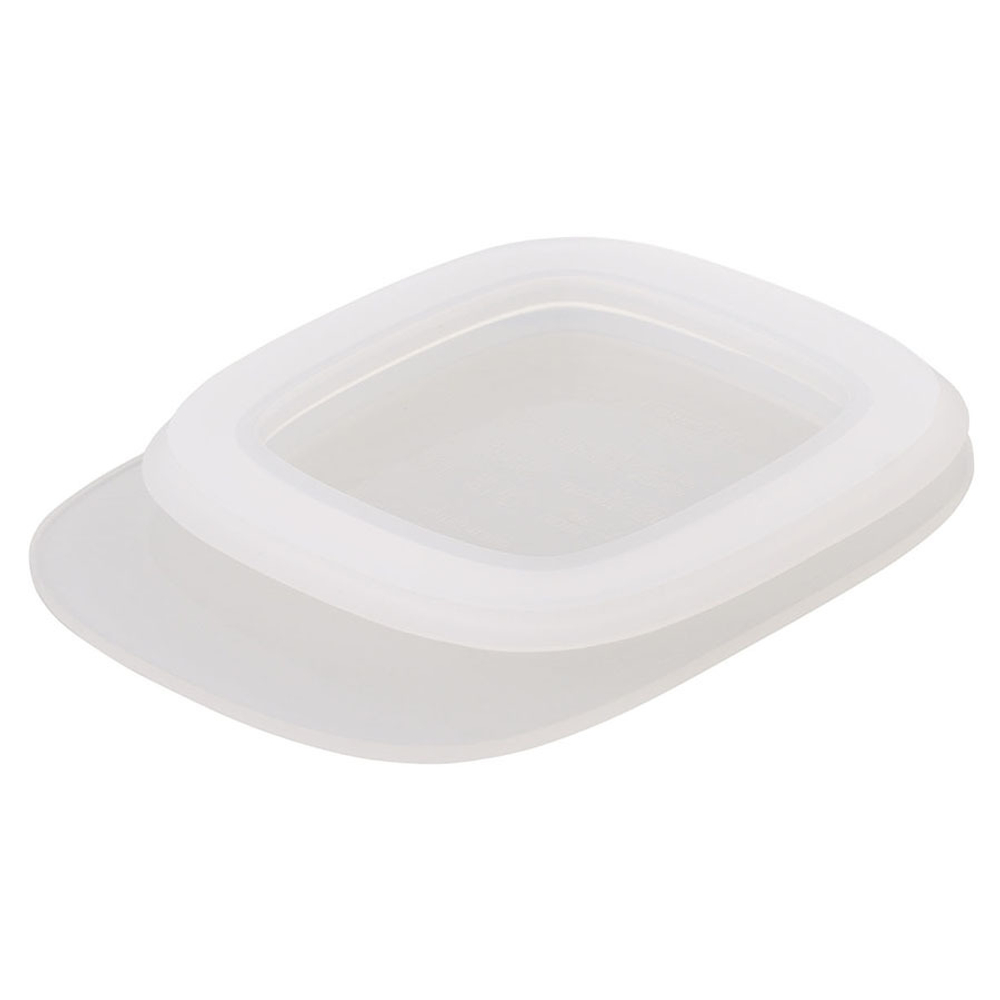 Контейнер для хранения 600мл Qualy с плоской крышкой белый