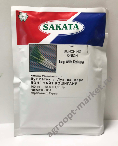 Лонг Уайт Кошигая семена лука на перо (Sakata / Саката) – фото 2