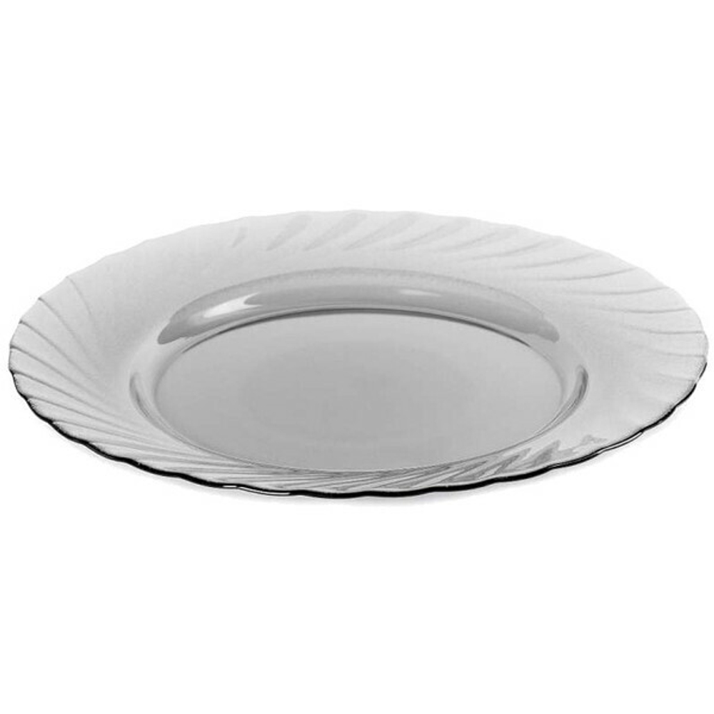 Тарелка обеденная 24,2см «Океан графит» A0005