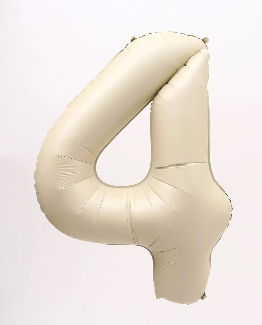 К Шар 40 Цифра 4  «Взбитые сливки» (БГ-60) 