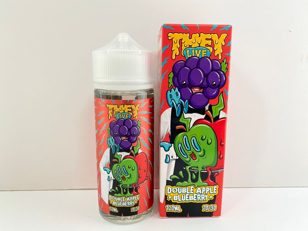 Double Apple Blueberry by They Live 120мл