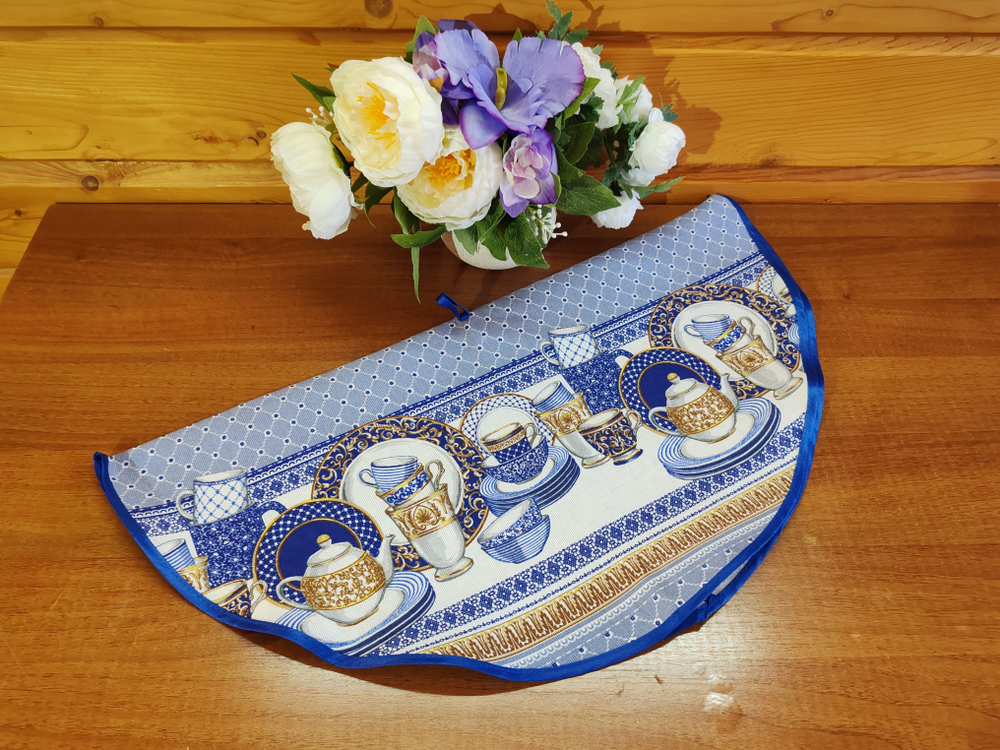 Полотенце кухонное, круглое, 2 шт, рогожка