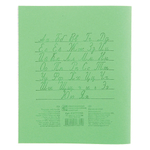 Набор школьных тетрадей в линейку 12 листов, 10 штук, КПК, тетради ученические в линию, писчая бумага, зеленая обложка, для учебы и школы