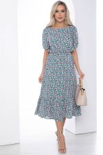 Платье Эпоха моды изумрудное П10143 LT Collection (Акция)