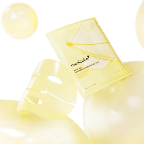 Мedicube Kojic Acid Turmeric Brightening Gel Mask гидрогелевая маска для сияния кожи