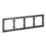 Рамка пластиковая VOLTUM S70 на 4 пост, (капучино)