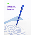 Ручка гелевая стираемая Berlingo "Apex E" синяя, 0,5мм, трехгранная