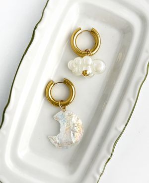 Подвеска Halfmoon pearly