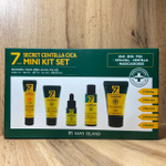 Набор для ухода за лицом May Island 7 Days AHA-BHA-PHA Secret Centella Cica Mini Kit Set с кислотами и экстрактом центеллы азиатской (тонер, сыворотка, крем, крем SPF50+ PA+++, пенка для умывания)