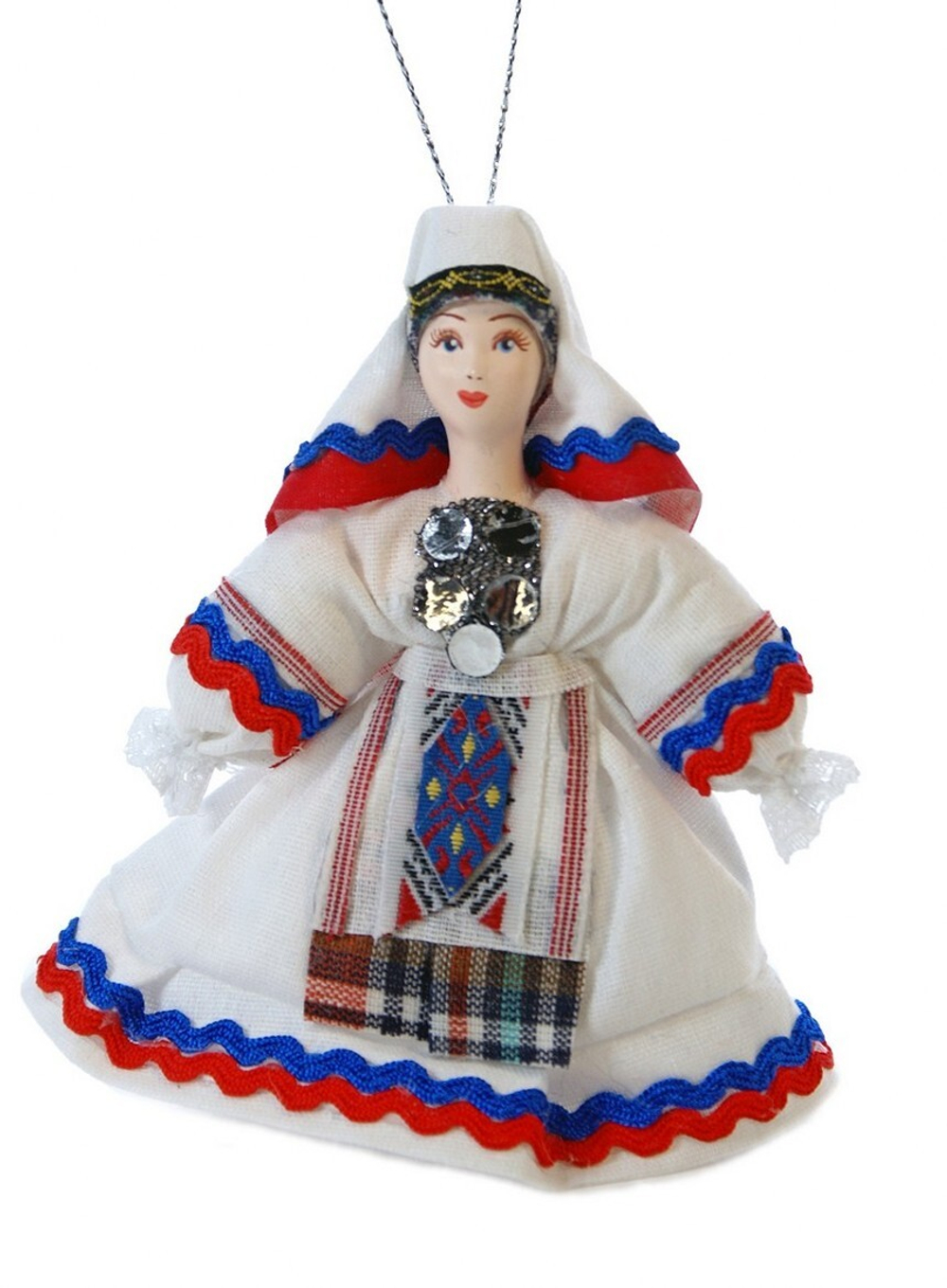 Кукла-подвеска Удмуртка в женском костюме