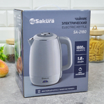 Чайник электрический 1,8л SA-2180W, белый