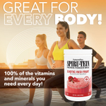 NaturesPlus, Spiru-Tein®, протеиновый порошок, со вкусом экзотических красных фруктов, 504 г (1,1 фунта)