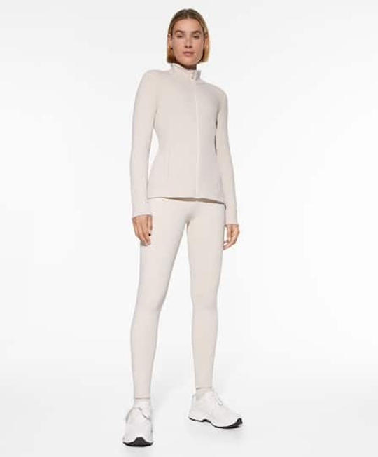 OYSHO Легинсы Super Extra Warm длиной 70см, экрю