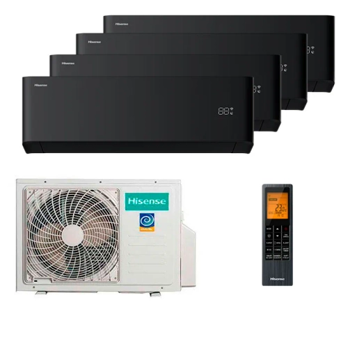 Мульти сплит-система Hisense на 4 комнаты (25+25+25+25 кв.м.) VIBE PRO CARBON