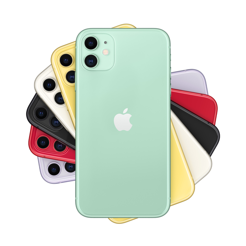 Смартфон Apple iPhone 11 64GB Dual Sim, Green (Зеленый)