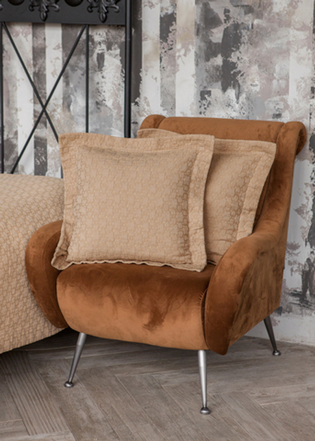 Наволочка декоративная 47х47 Luxberry Oriana золотая