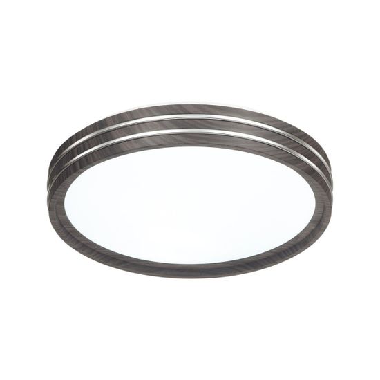 7604/CL PALE SN 124 Светильник пластик/белый/венге/хром LED 30Вт 4000К D280 IP43 TROSTO