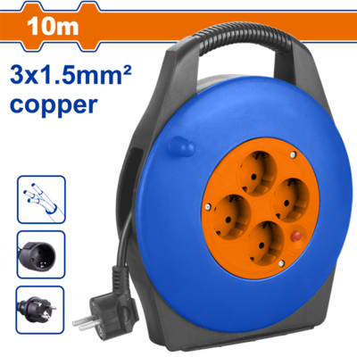 Удлинитель на катушке 10 м (10) WADFOW WEJ8375