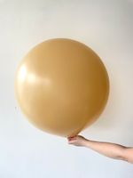 S шар гигант 24"/60 см пастель персиковый (БГ-90)