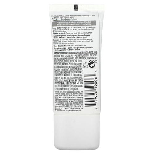 Almay, тональный крем Ageless Smart Shade, оттенок 600 бронзовый, 30 мл (1 жидк. унция)