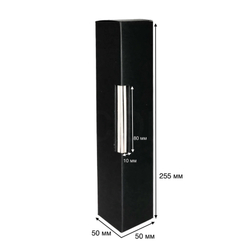 Коробка №3-П 50*50*255 мм для диффузора ТК ЧЕРНЫЙ