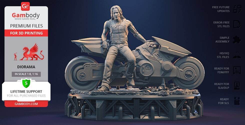 Джонни Сильверхенд Киану Ривз Киберпанк Cyberpunk Keanu Reeves Коллекционная Фигурка Аниме