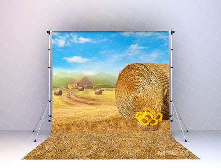 Фотофон "Стог сена" арт. ФФ906-12