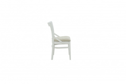 Стул Аврора Соло Венский 2, Белый, Ткань, Дождь 29-4 Жаккард