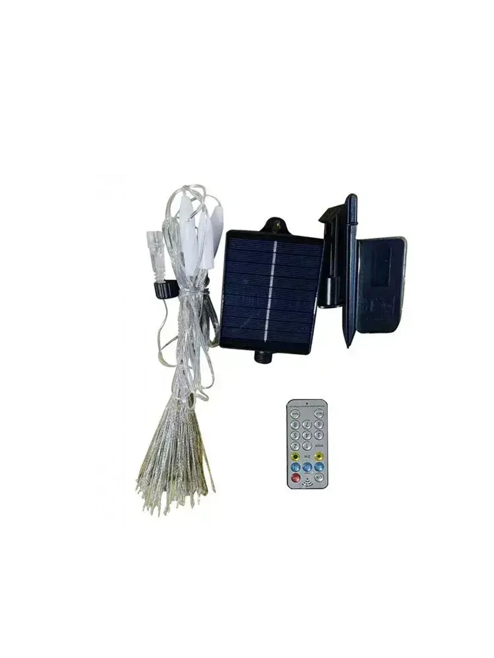 PKBFLOW Подвесных фейерверков светильник на солнечных, гирлянд с пультом, 600 ламп, цветной, 5 шт