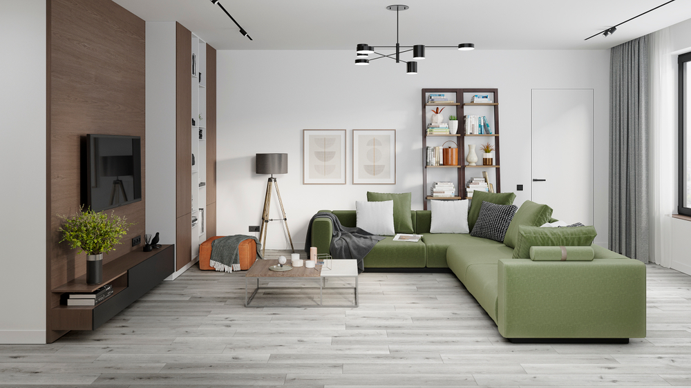 LVT-плитка Damy Floor T7020-2-LVT Дуб Классический Серый