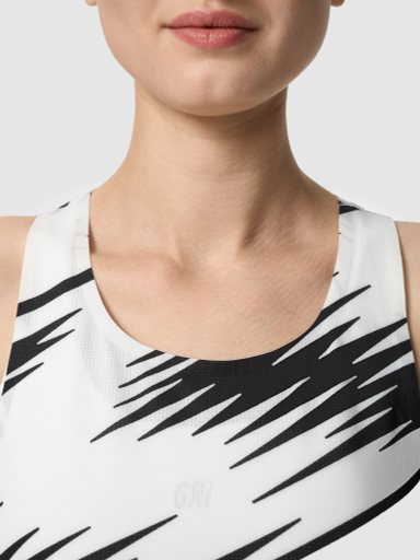 Майка женская Про 3.0 бело-чёрная