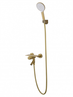 Смеситель для ванны с душем WONZON & WOGHAND CLICK, Брашированное золото (WW-FE05L221-BG)
