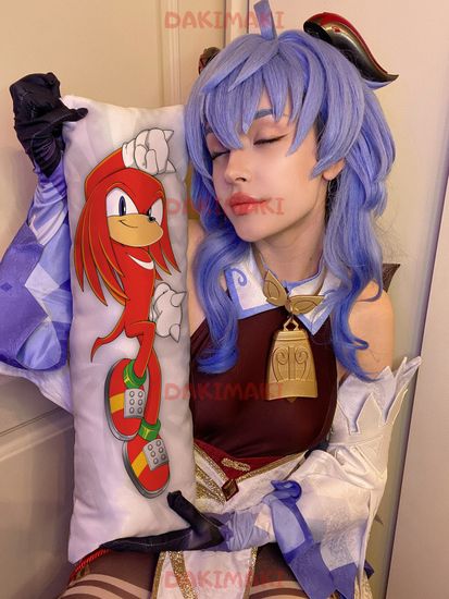 Мини дакимакура Ехидна Наклз Соник арт. M1202, 60х20 см