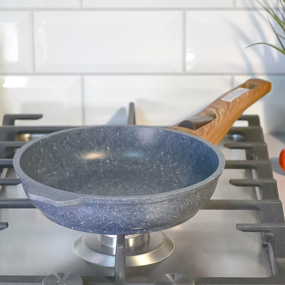 Сковорода 18см Premium blue со съемной ручкой