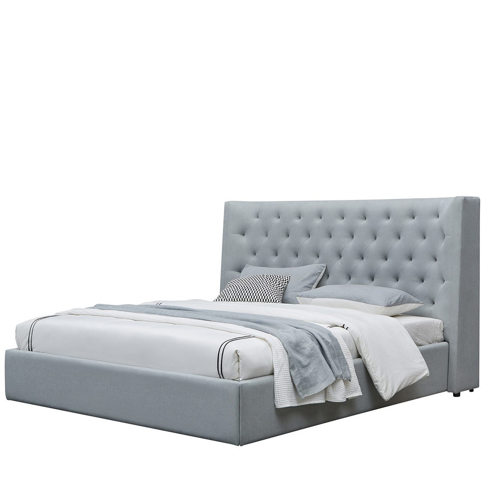 Кровать 1726 GREY серая