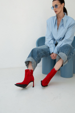 Ботильоны ANRY RED SUEDE