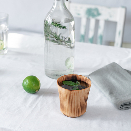 Деревянный стакан из кедра для напитков (детский) C47