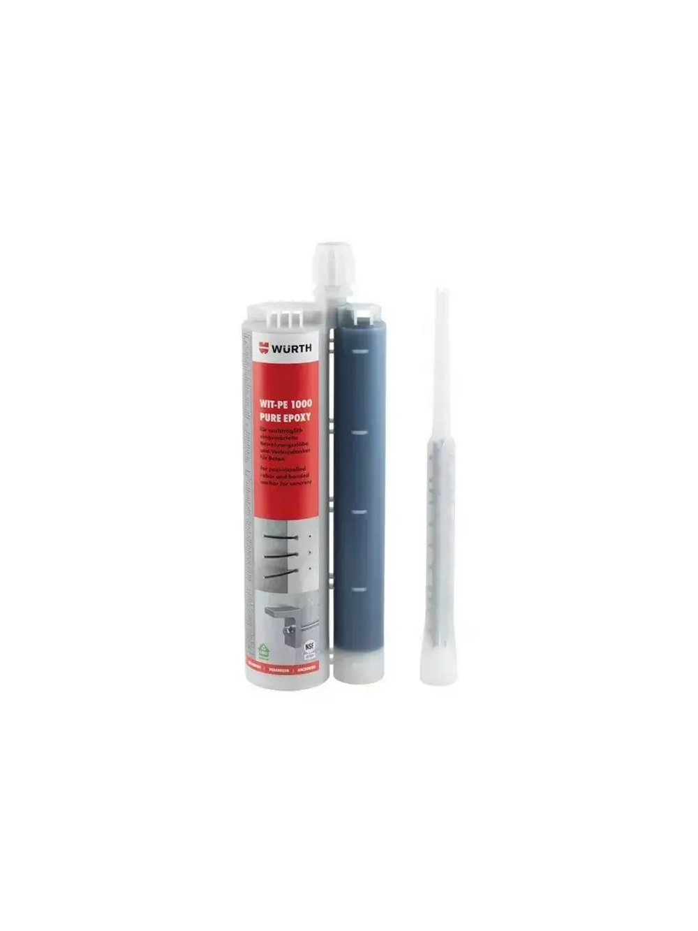 Химический анкер WIT-PE 1000 pure epoxy 585ml