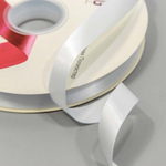 Лента Атласная 1,5см х 110м Полиэстер класс А (Белый)