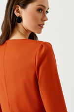 51436 Платье женское (терракотовый)