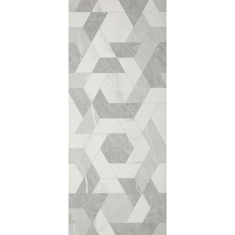 Плитка облицовочная Gracia Ceramica Katana серая геометрия 600x250x9 мм (8 шт.=1,2 кв.м)